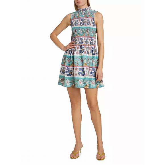 NEW MARIE OLIVER halsey mini dress in folklore - Picture 7 of 7